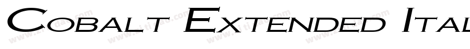 Cobalt Extended Italic字体转换